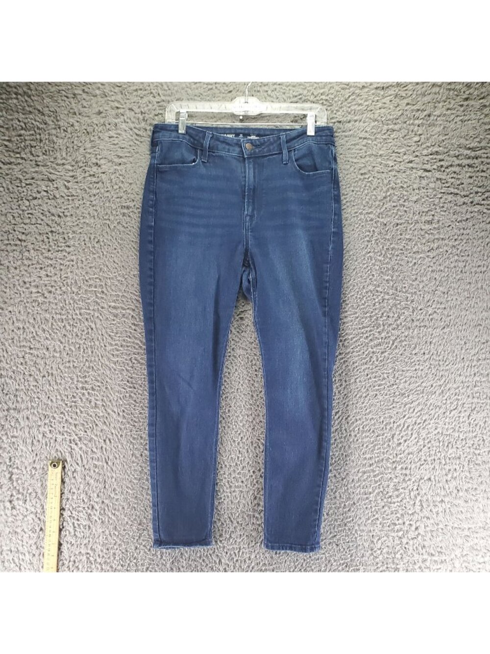 Old Navy Jeans Womens 10 Short Blue High-Rise Wow Super-Skinny Stretch Denim